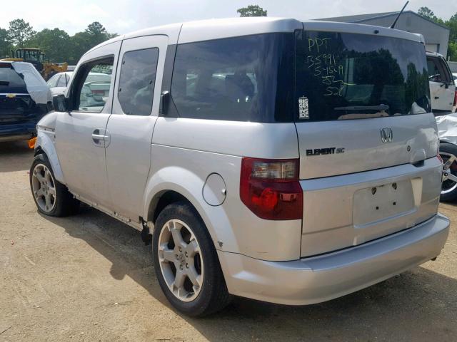 5J6YH18977L007602 - 2007 HONDA ELEMENT SC GRAY photo 3