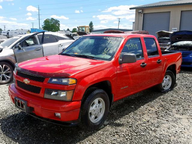 1GCCS136X48154994 - 2004 CHEVROLET COLORADO RED photo 2