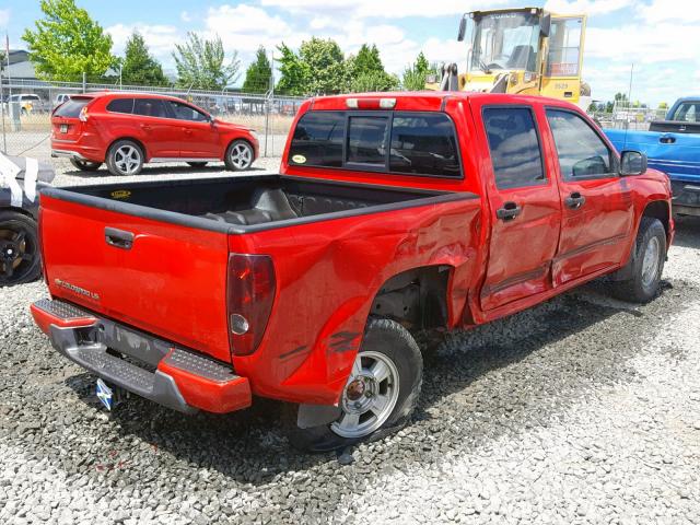 1GCCS136X48154994 - 2004 CHEVROLET COLORADO RED photo 4