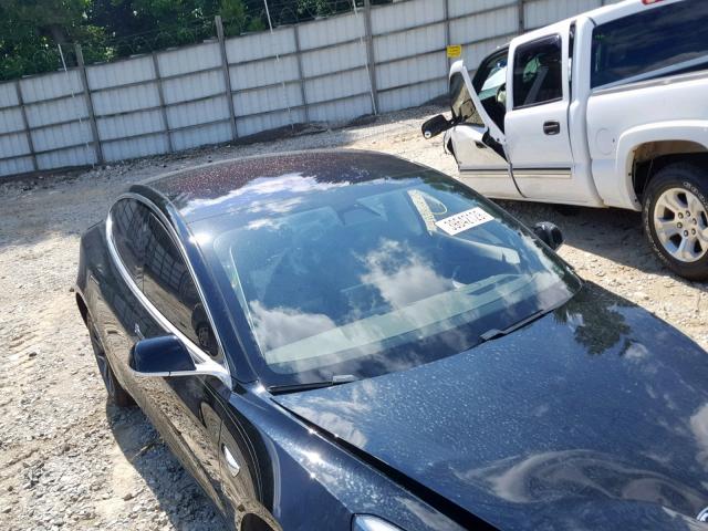 5YJ3E1EA8JF011448 - 2018 TESLA MODEL 3 BLACK photo 7