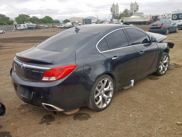 2G4GV5GV0D9247850 - 2013 BUICK REGAL GS BLACK photo 4