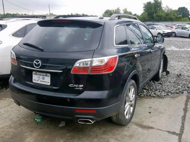 JM3TB3DV8B0332602 - 2011 MAZDA CX-9 BLACK photo 4