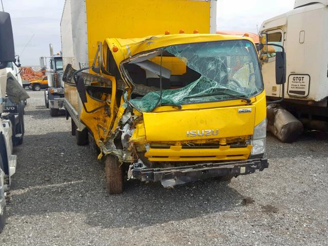 JALC4W167D7000015 - 2013 ISUZU NPR HD YELLOW photo 9