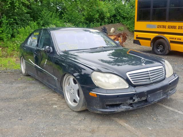 WDBNG78J61A199279 - 2001 MERCEDES-BENZ S 600 BLACK photo 1