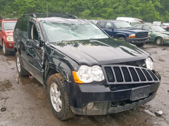 1J8GR48K78C245771 - 2008 JEEP GRAND CHER BLACK photo 1