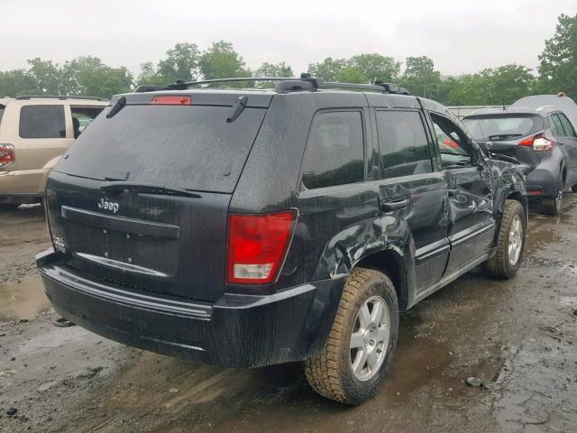 1J8GR48K78C245771 - 2008 JEEP GRAND CHER BLACK photo 4