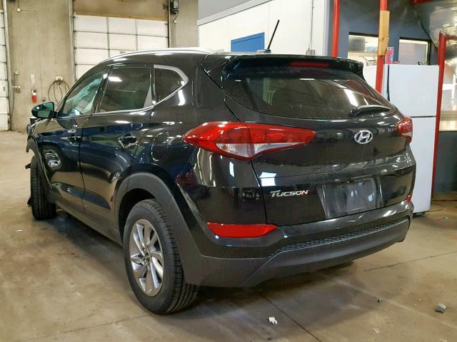 KM8J33A4XGU057609 - 2016 HYUNDAI TUCSON LIM BLACK photo 3