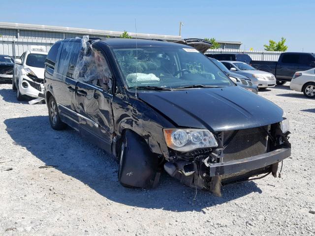 2C4RC1BG5DR577083 - 2013 CHRYSLER TOWN & COU BLACK photo 1