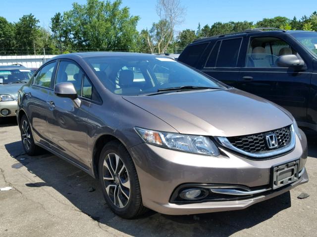 2HGFB2F99DH514888 - 2013 HONDA CIVIC EXL BROWN photo 1