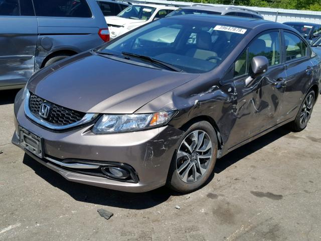 2HGFB2F99DH514888 - 2013 HONDA CIVIC EXL BROWN photo 9