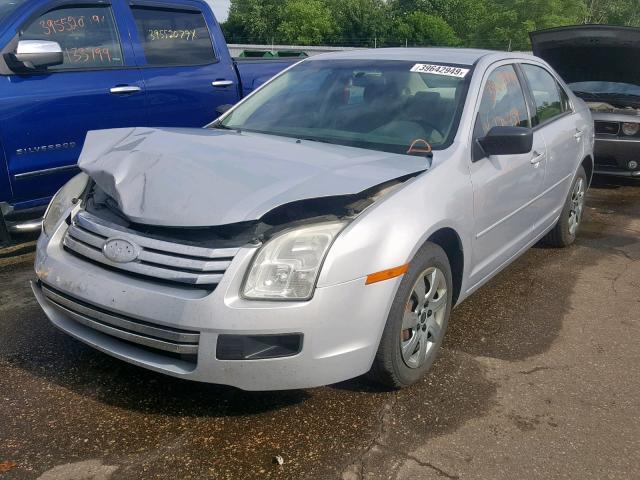 3FAFP06Z86R108411 - 2006 FORD FUSION S SILVER photo 2