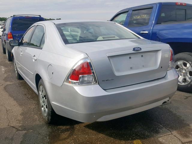 3FAFP06Z86R108411 - 2006 FORD FUSION S SILVER photo 3