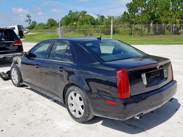 1G6DW677850163124 - 2005 CADILLAC STS BLACK photo 3