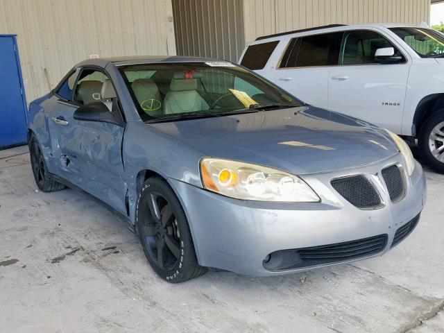 1G2ZH36N674256316 - 2007 PONTIAC G6 GT TEAL photo 1