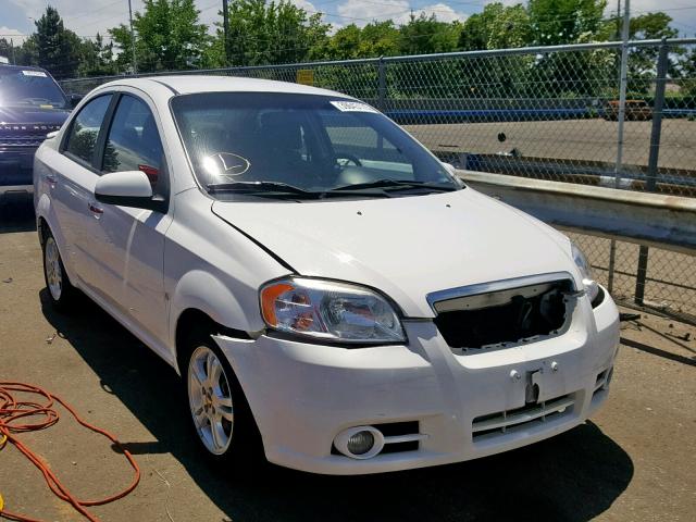 KL1TG56E39B306157 - 2009 CHEVROLET AVEO LT WHITE photo 1