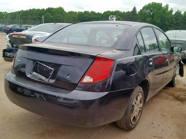 1G8AJ52F74Z209554 - 2004 SATURN ION LEVEL BLACK photo 4