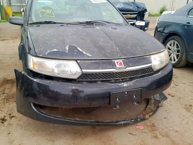 1G8AJ52F74Z209554 - 2004 SATURN ION LEVEL BLACK photo 9