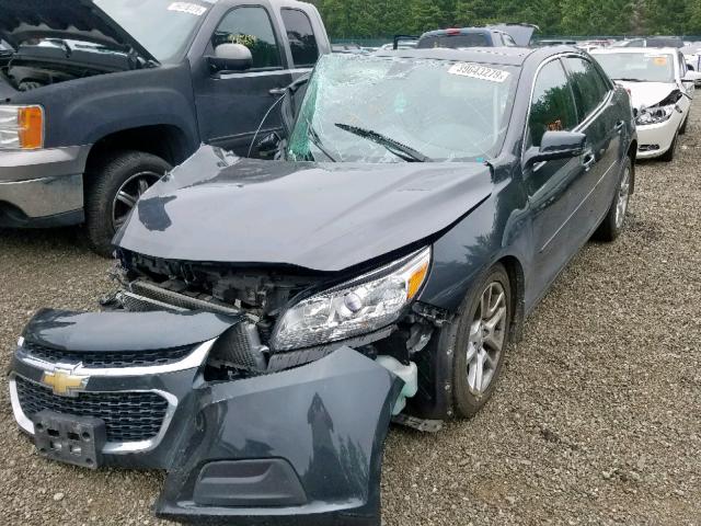 1G11C5SL1EF193479 - 2014 CHEVROLET MALIBU 1LT CHARCOAL photo 2