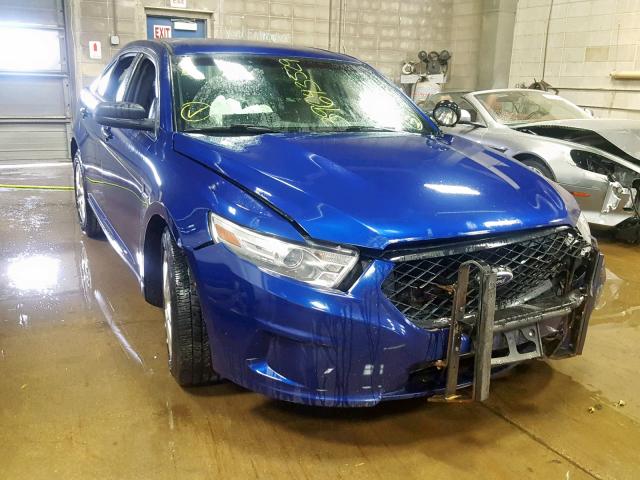 1FAHP2M83DG110425 - 2013 FORD TAURUS POL BLUE photo 1