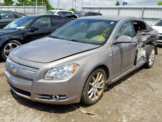 1G1ZK57788F242375 - 2008 CHEVROLET MALIBU LTZ ოქროსფერი ფოტო 2