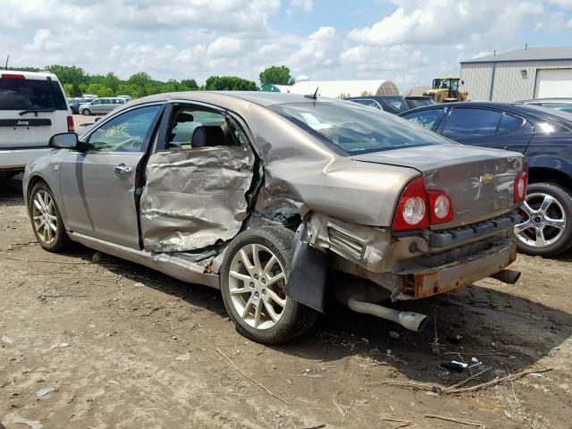 1G1ZK57788F242375 - 2008 CHEVROLET MALIBU LTZ ოქროსფერი ფოტო 3