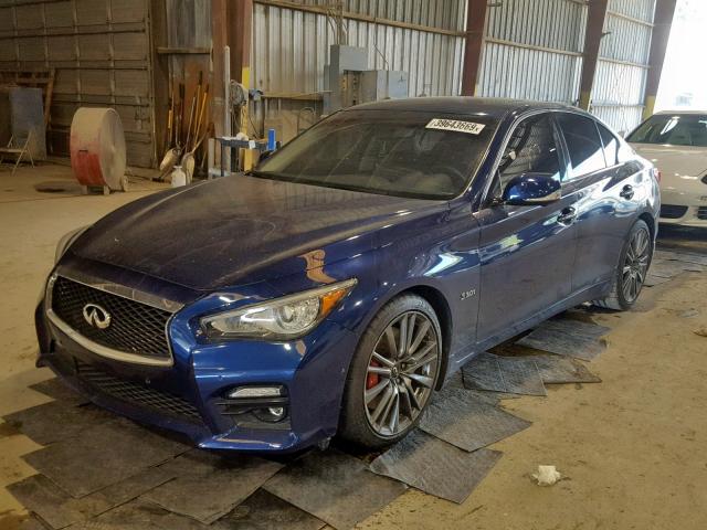 JN1FV7AP3HM850616 - 2017 INFINITI Q50 RED SP BLUE photo 2