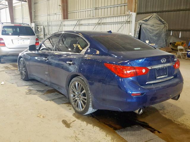 JN1FV7AP3HM850616 - 2017 INFINITI Q50 RED SP BLUE photo 3