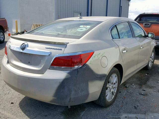 1G4GC5ERXDF183092 - 2013 BUICK LACROSSE GOLD photo 4