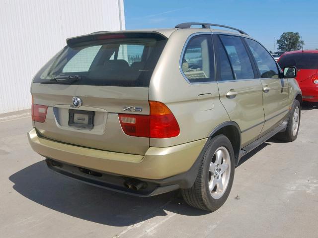 WBAFB3343YLH03039 - 2000 BMW X5 4.4I BEIGE photo 4