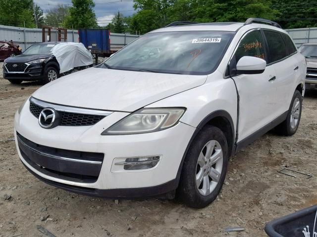 JM3TB38V480132349 - 2008 MAZDA CX-9 WHITE photo 2