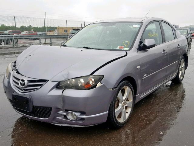 JM1BK324X61456093 - 2006 MAZDA 3 S GRAY photo 2