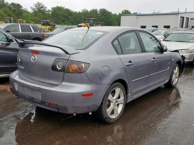 JM1BK324X61456093 - 2006 MAZDA 3 S GRAY photo 4