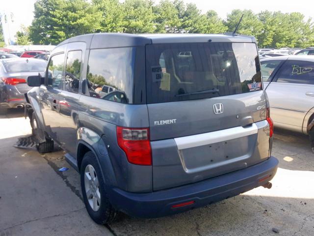 5J6YH28749L003174 - 2009 HONDA ELEMENT EX GRAY photo 3