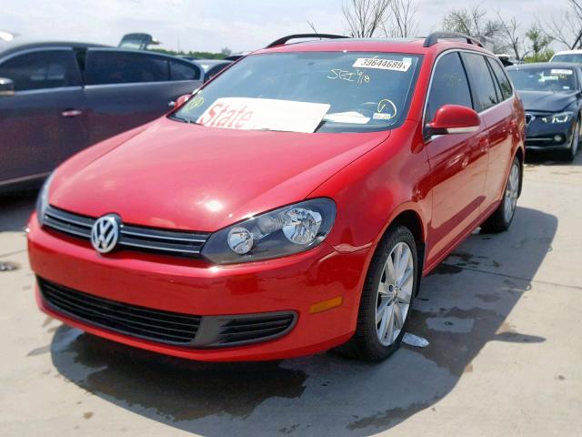 3VWPL7AJ3CM673207 - 2012 VOLKSWAGEN JETTA TDI RED photo 2