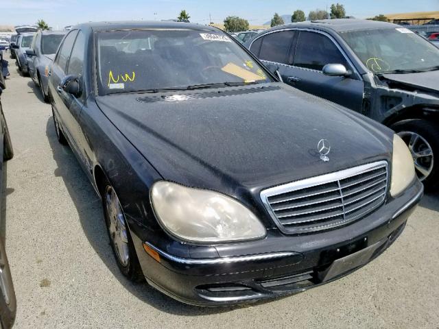 WDBNG75J24A392859 - 2004 MERCEDES-BENZ S 500 BLACK photo 1