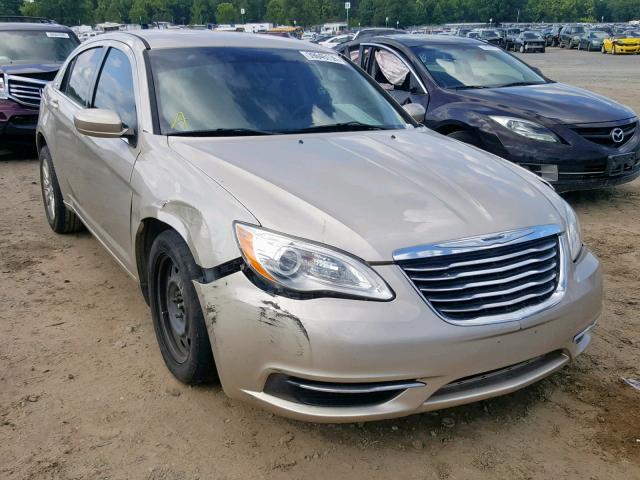 1C3CCBAG5EN190890 - 2014 CHRYSLER 200 LX BEIGE photo 1