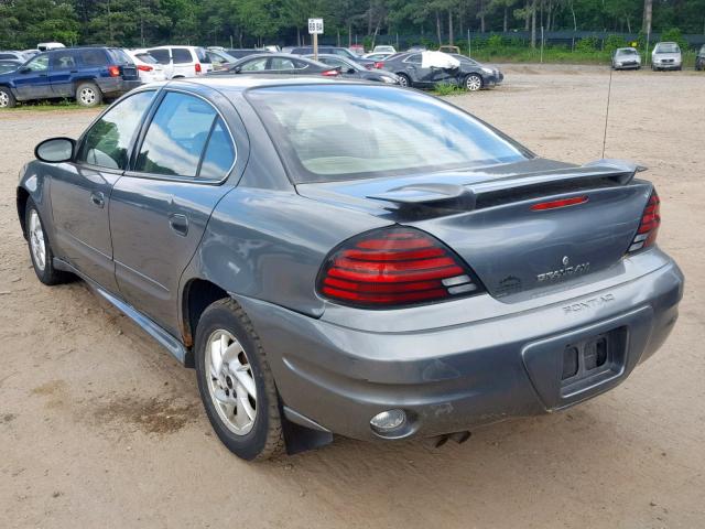 1G2NF52E74M697583 - 2004 PONTIAC GRAND AM S GRAY photo 3