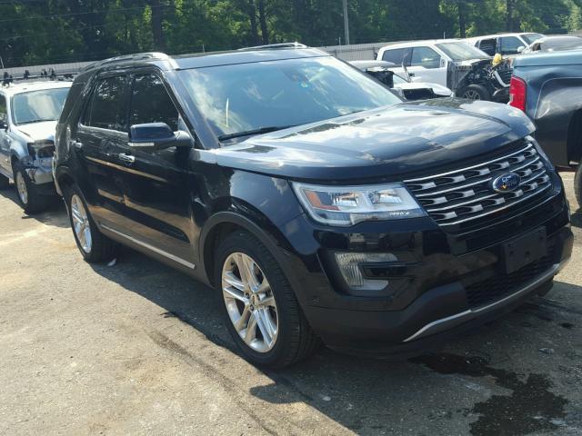 1FM5K7F81GGC57137 - 2016 FORD EXPLORER L BLACK photo 1