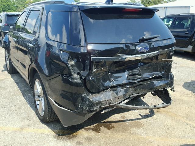 1FM5K7F81GGC57137 - 2016 FORD EXPLORER L BLACK photo 9