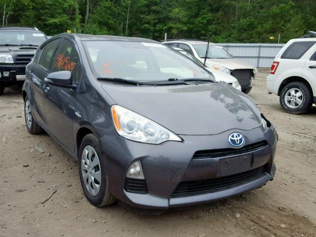 JTDKDTB37C1517199 - 2012 TOYOTA PRIUS C CHARCOAL photo 1