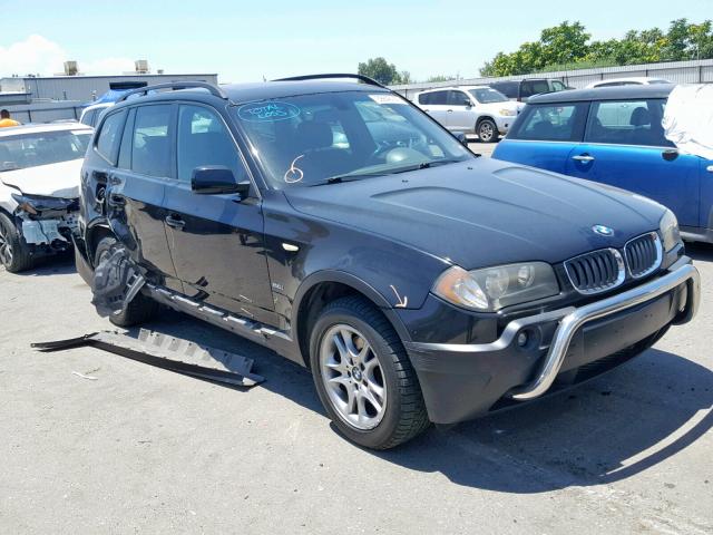 WBXPA73414WC42792 - 2004 BMW X3 2.5I BLACK photo 1