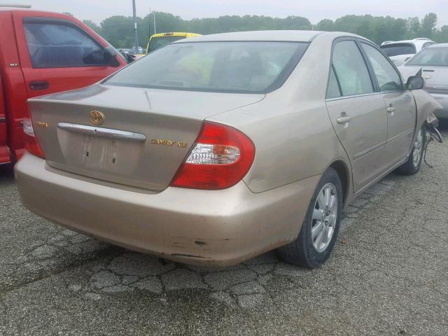 4T1BE32K03U650238 - 2003 TOYOTA CAMRY LE თაფლისფერი ფოტო 4