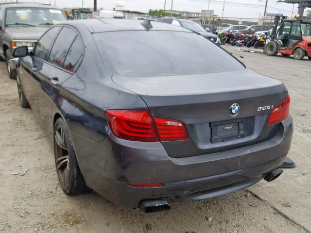 WBAFR9C56CDV59400 - 2012 BMW 550 I GRAY photo 3