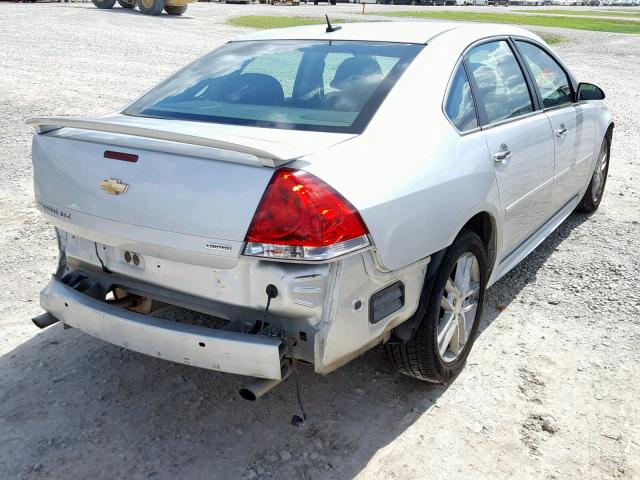 2G1WC5E36E1152435 - 2014 CHEVROLET IMPALA LIM SILVER photo 4