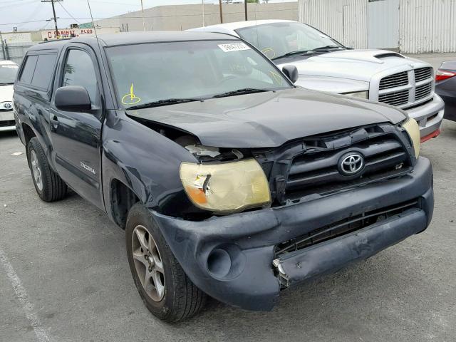 5TENX22N28Z518855 - 2008 TOYOTA TACOMA BLACK photo 1