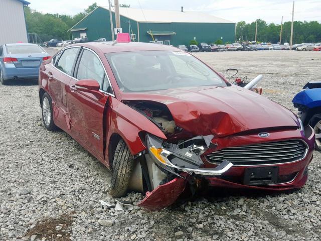 3FA6P0SUXER116017 - 2014 FORD FUSION TIT RED photo 1