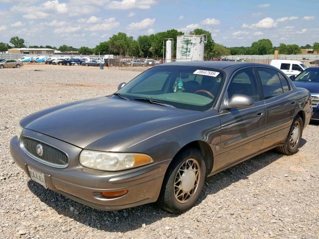 1G4HR54K3YU124717 - 2000 BUICK LESABRE LI BROWN photo 2