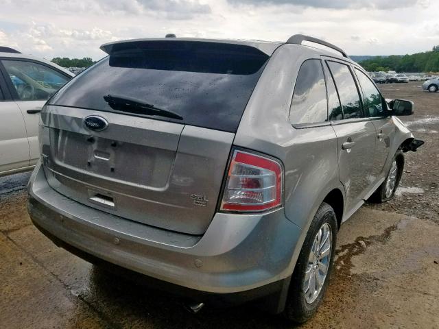 2FMDK48C88BA54380 - 2008 FORD EDGE SEL GRAY photo 4