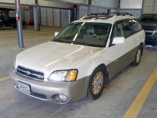 4S3BH896317656368 - 2001 SUBARU LEGACY OUT WHITE photo 2