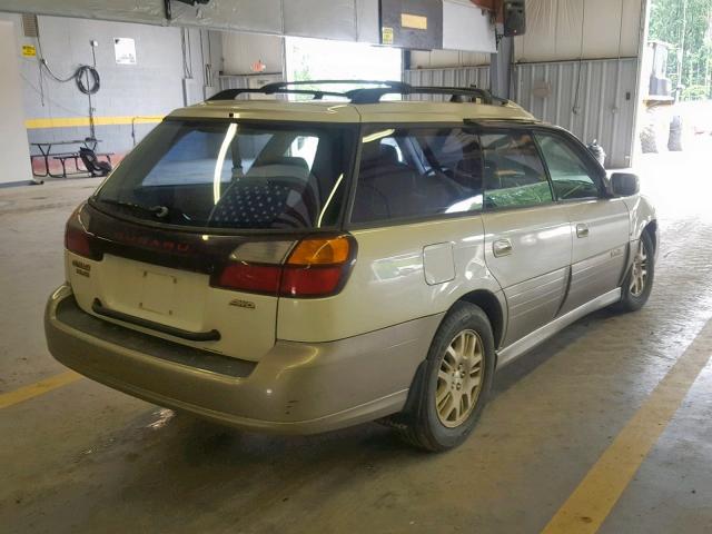 4S3BH896317656368 - 2001 SUBARU LEGACY OUT WHITE photo 4